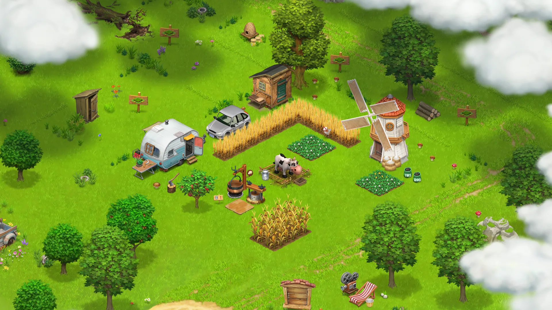 Cozy beginner farm with windmill — Country Life Meadows